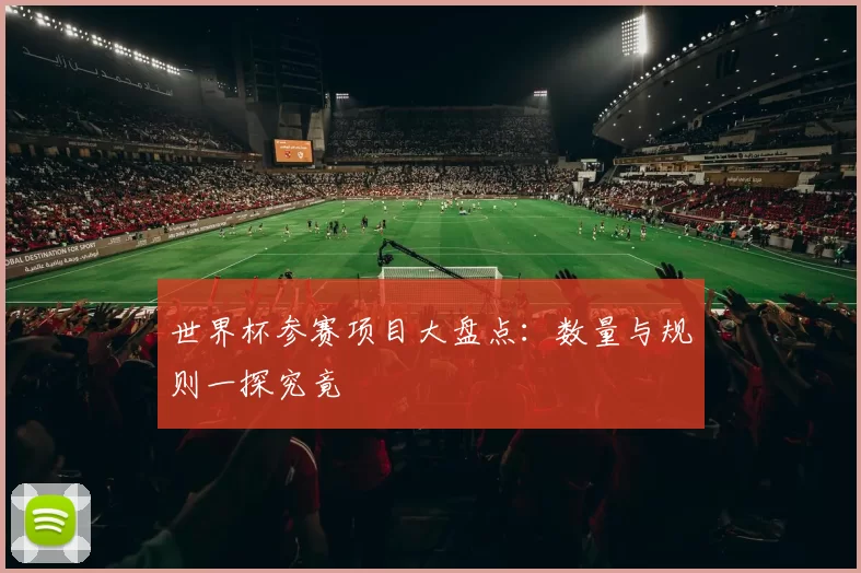 世界杯参赛项目大盘点：数量与规则一探究竟